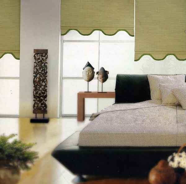 竹簾款式：多種竹簾設計，簡約雅致風格，打造自然居家氛圍。